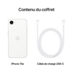 Smartphone Apple iPhone 16e 128 Go Blanc
