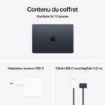 Ordinateur Apple MacBook Air M4 13 pouces (2025) Minuit 16Go/256 Go (MW123FN/A)
