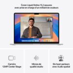 Ordinateur Apple MacBook Air M4 15 pouces (2025) Argent 24Go/512 Go (MC6J4FN/A)