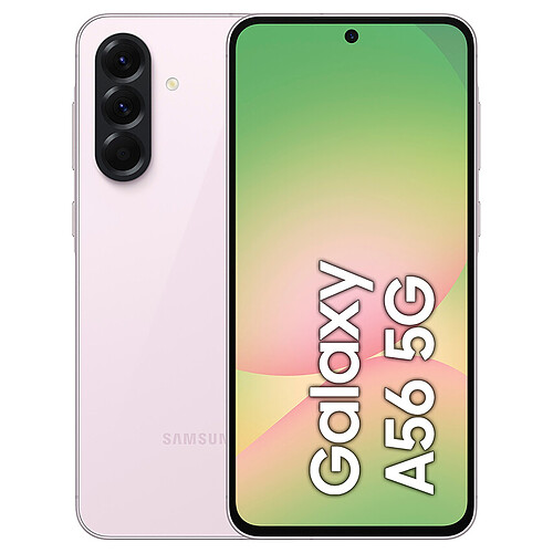 Smartphone Samsung Galaxy A56 5G Rose (8 Go / 128 Go)