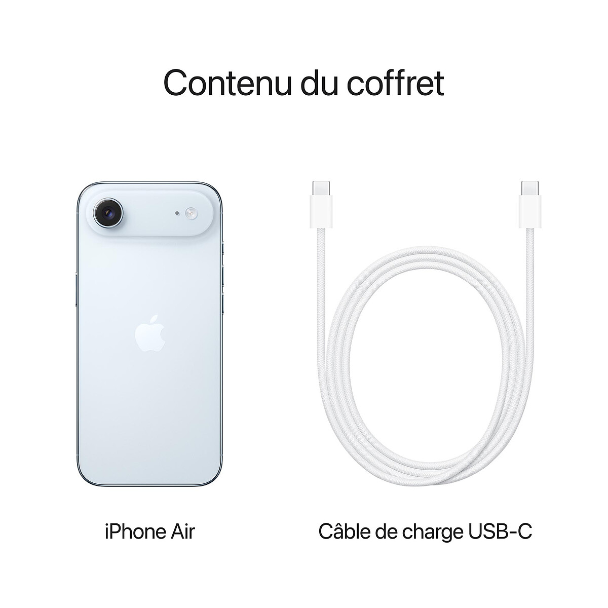 Smartphone Apple iPhone Air 256 Go Bleu ciel