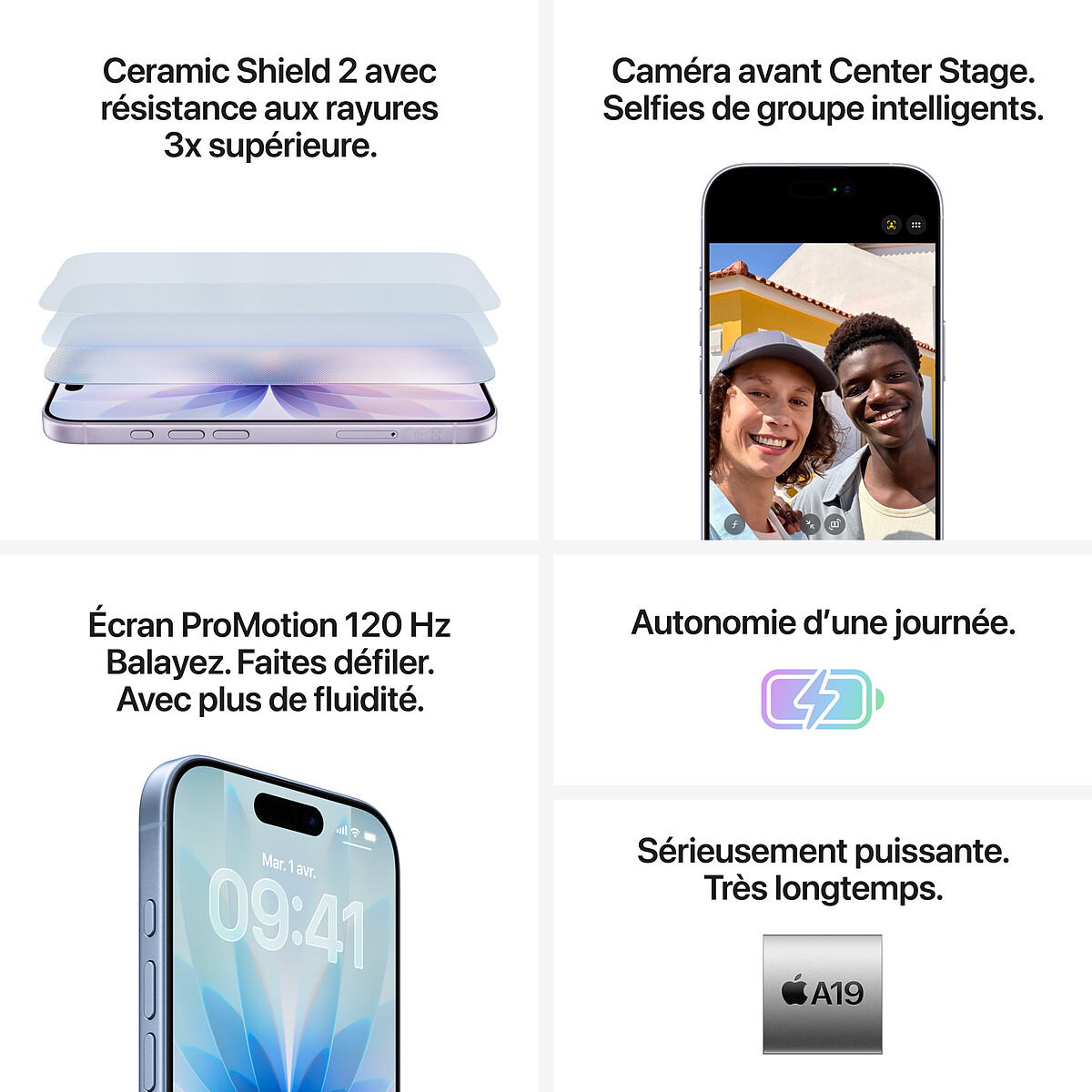 Smartphone Apple iPhone 17 256 Go Brume