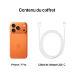 Smartphone Apple iPhone 17 Pro 512 Go Orange Cosmique