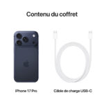Smartphone Apple iPhone 17 Pro 512 Go Bleu Intense