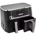 Ninja Friteuse sans huile avec sonde – Foodi MAX DualZone AF451EU avec fonction Smart Cook – Noir