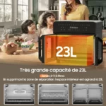 Friteuse Sans Huile DEWELLING  23L Dual Zone – 2200W XXL