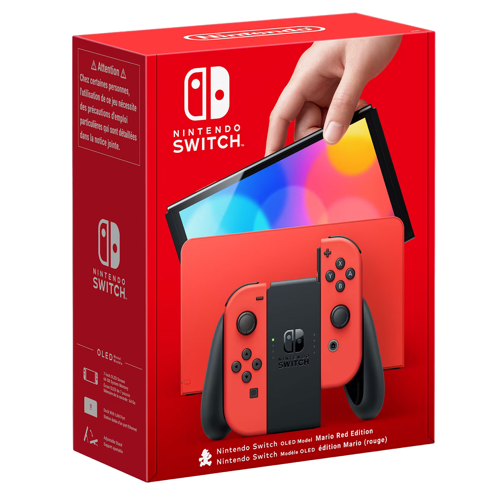 Console Nintendo Switch OLED (Edition Limitée Mario Rouge)