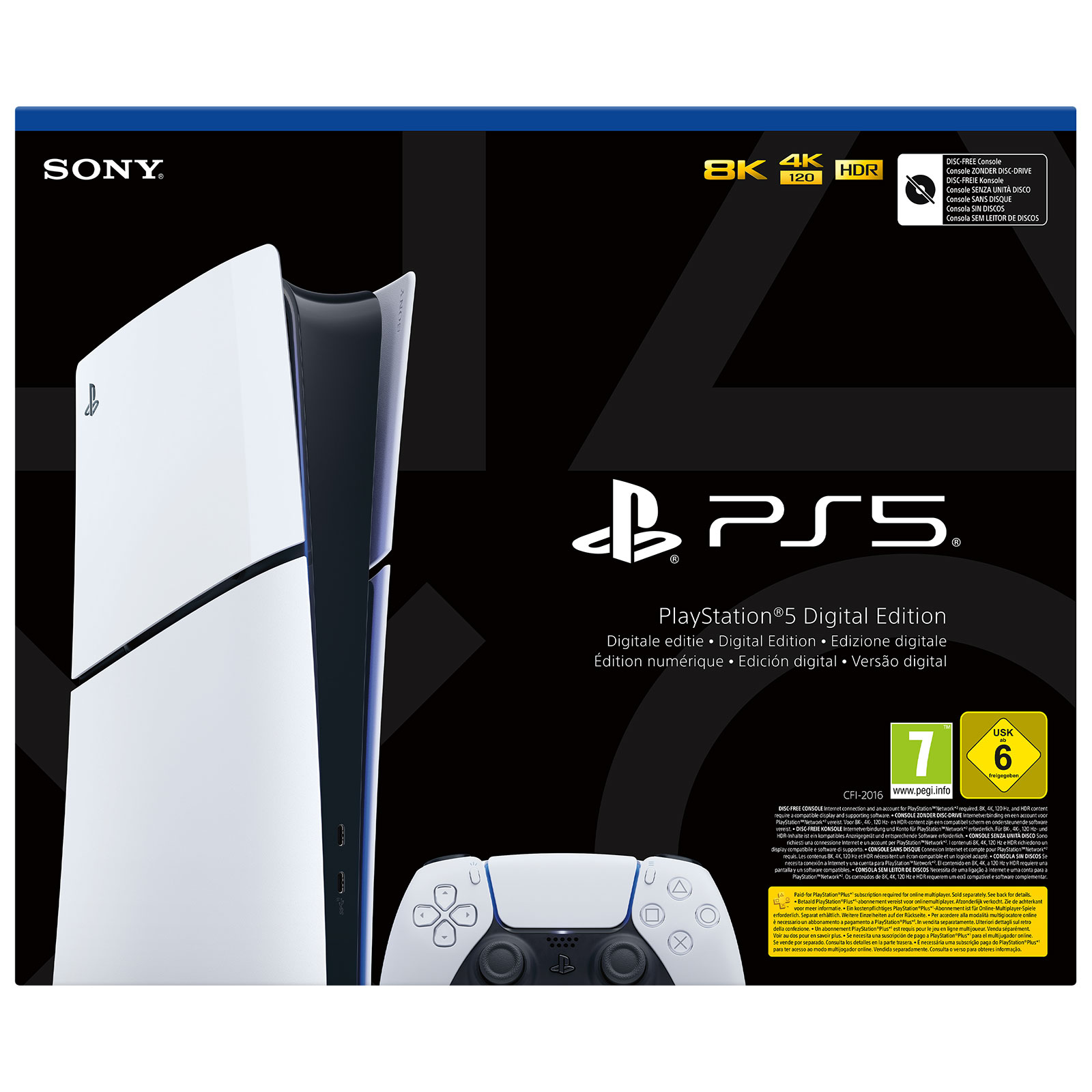 Console Sony Interactive Entertainment Sony PlayStation 5 Slim Digital Edition