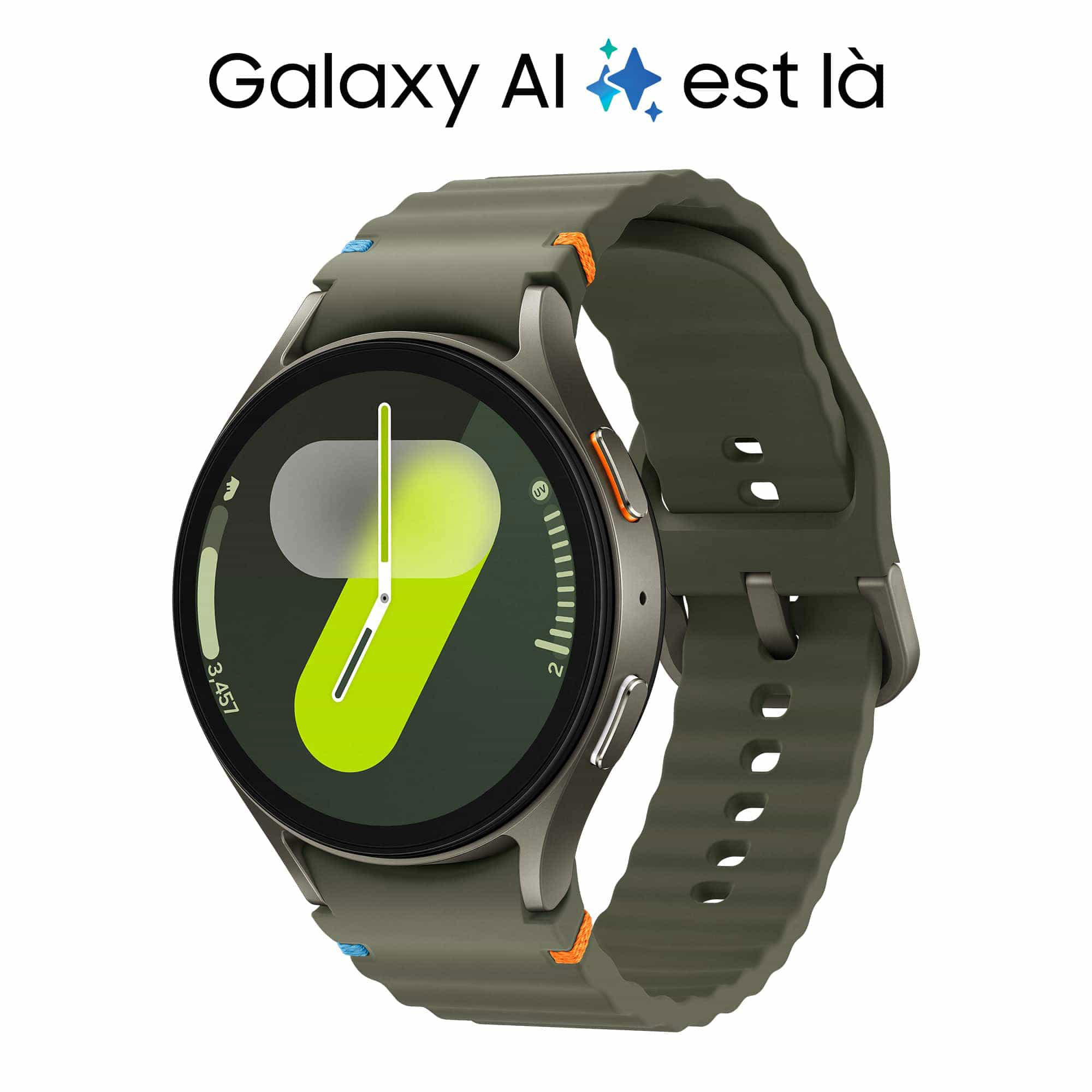 Montre connectée Samsung Galaxy Watch7 BT (44 mm / Vert)