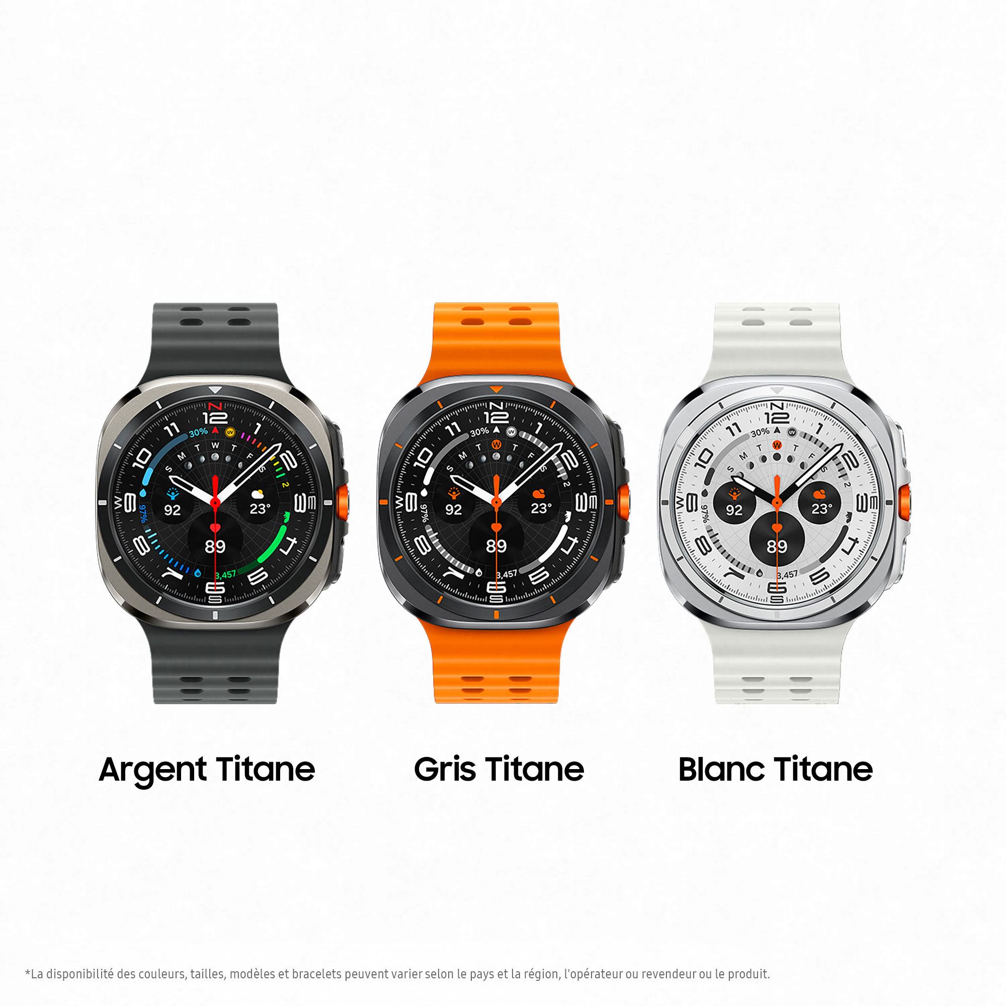 Montre connectée Samsung Galaxy Watch Ultra 4G (47 mm / Gris Titane)