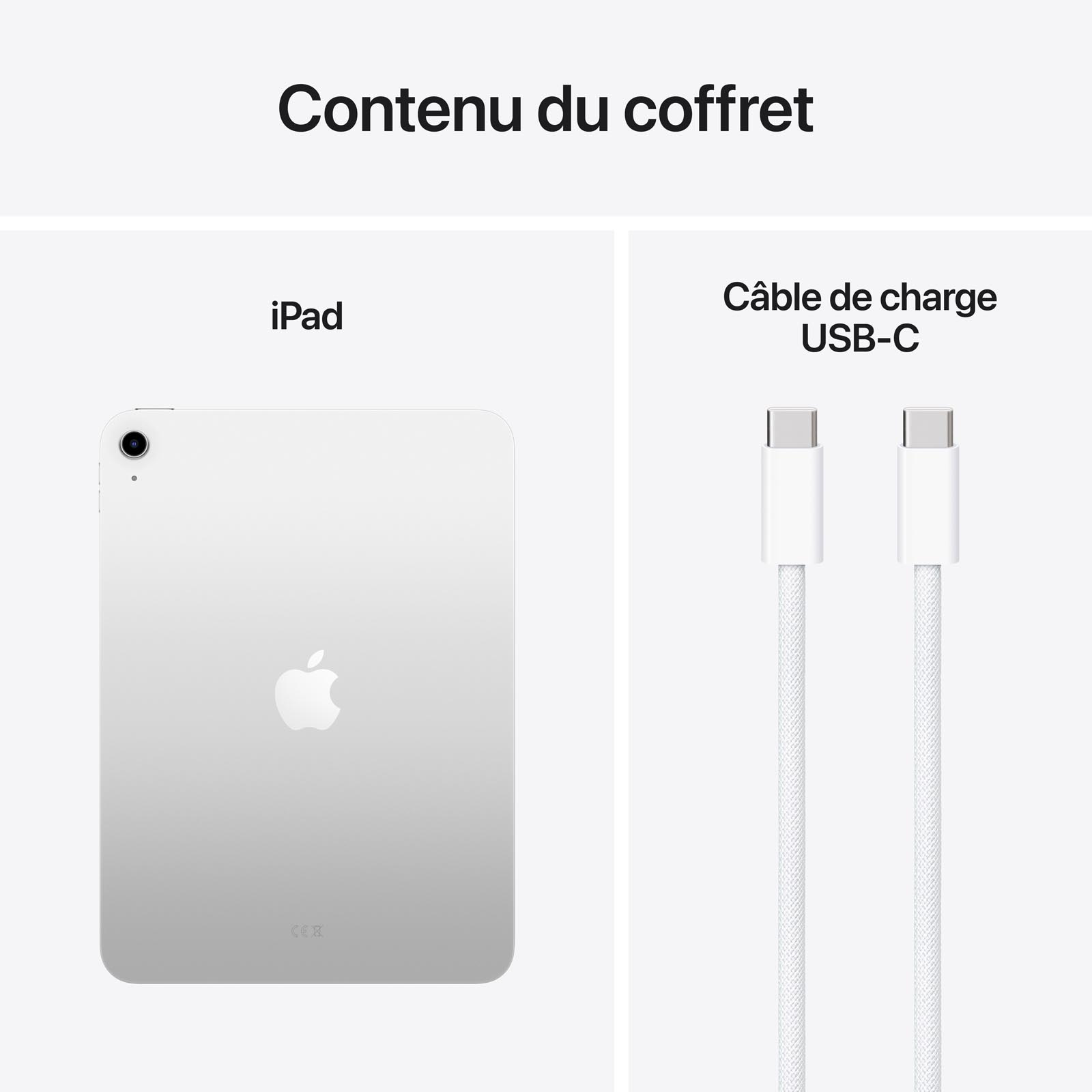 Tablette Apple iPad (2025) 256 Go Wi-Fi Argent