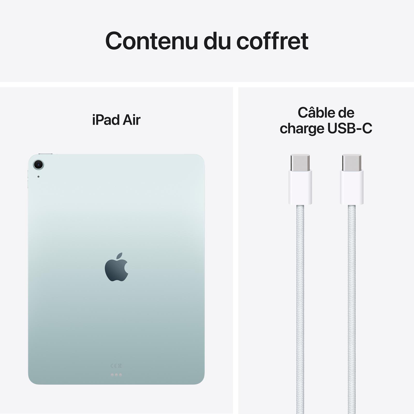Tablette  Apple iPad Air M3 11 pouces (2025) Wi-Fi 256 Go Bleu