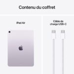 Tablette  Apple iPad Air M3 11 pouces (2025) Wi-Fi 256 Go Mauve
