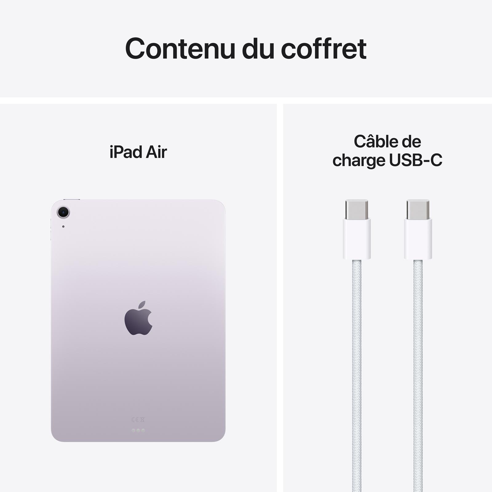 Tablette  Apple iPad Air M3 11 pouces (2025) Wi-Fi 256 Go Mauve