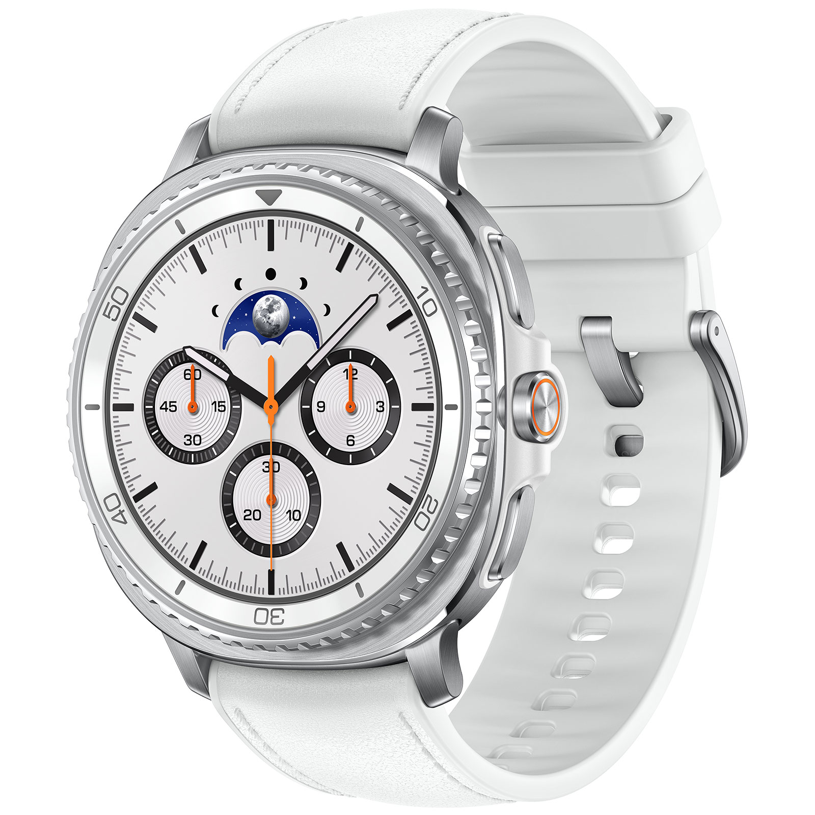 Montre connectée Samsung Galaxy Watch8 Classic (46 mm / Blanc)