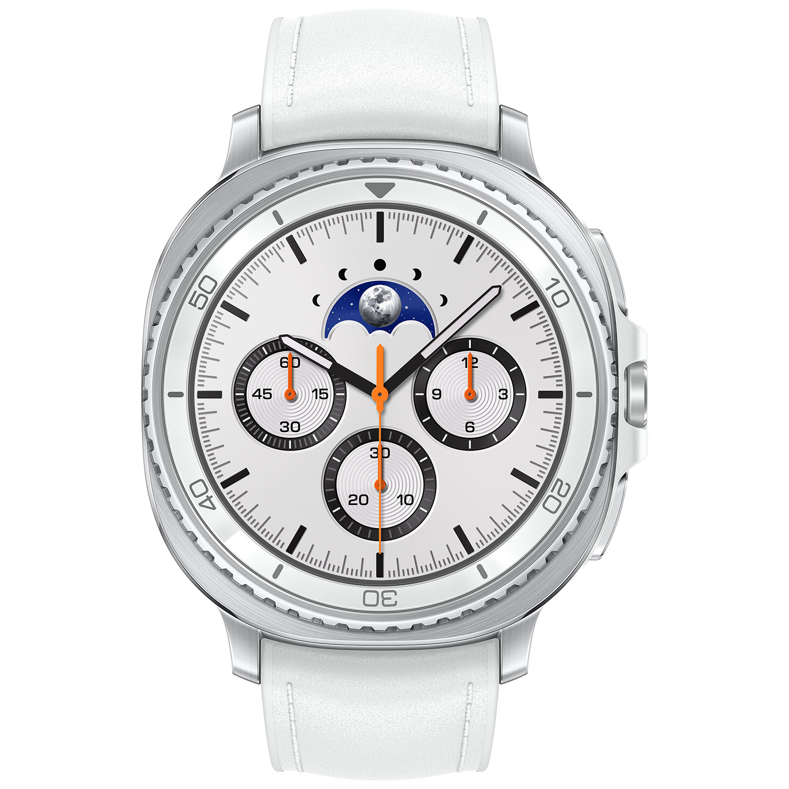 Montre connectée Samsung Galaxy Watch8 Classic (46 mm / Blanc)