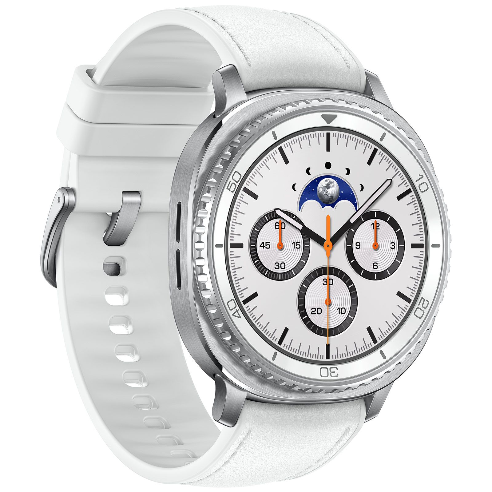 Montre connectée Samsung Galaxy Watch8 Classic (46 mm / Blanc)