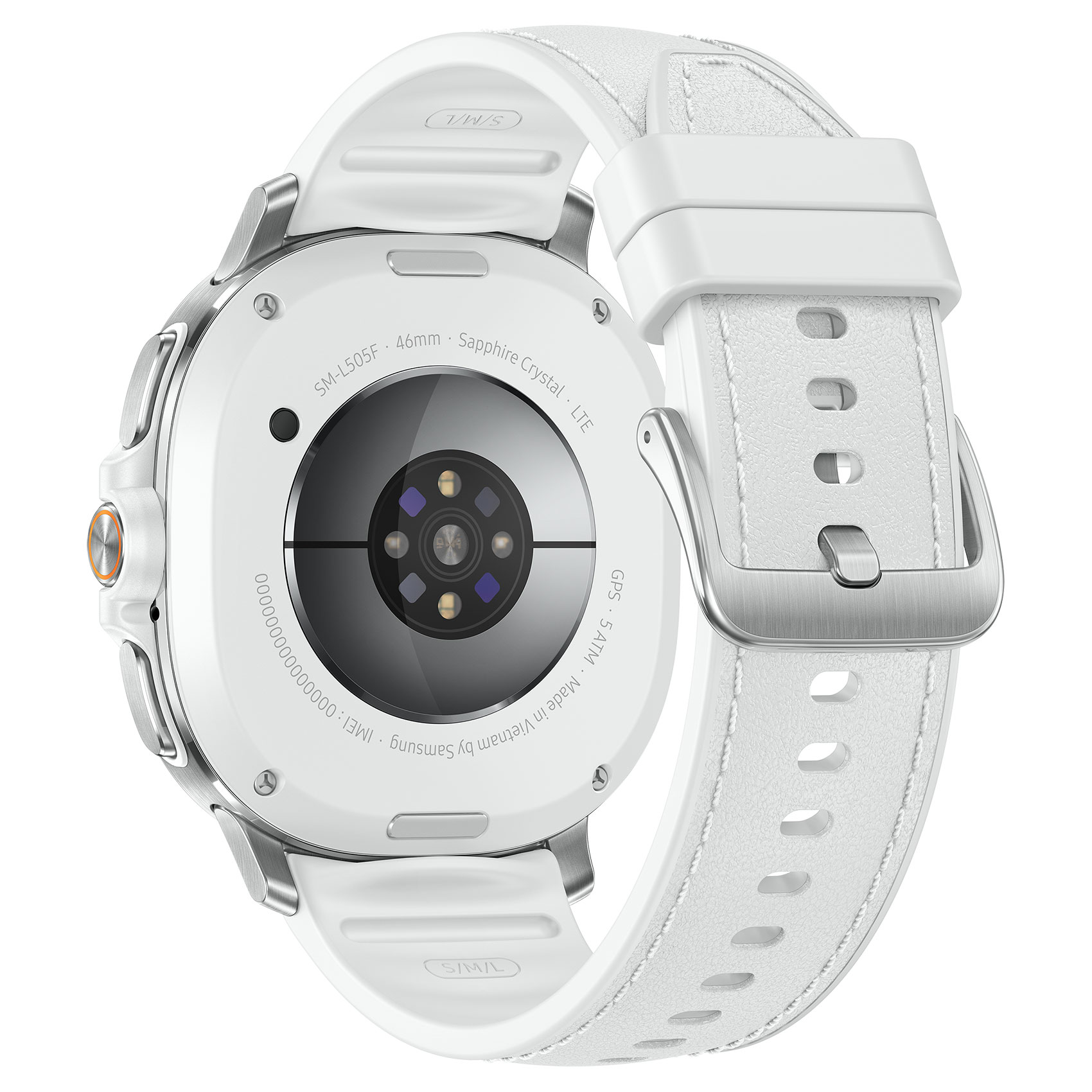 Montre connectée Samsung Galaxy Watch8 Classic (46 mm / Blanc)