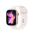 Apple Watch Series 11 GPS + Cellular 42 mm Aluminium Or rose