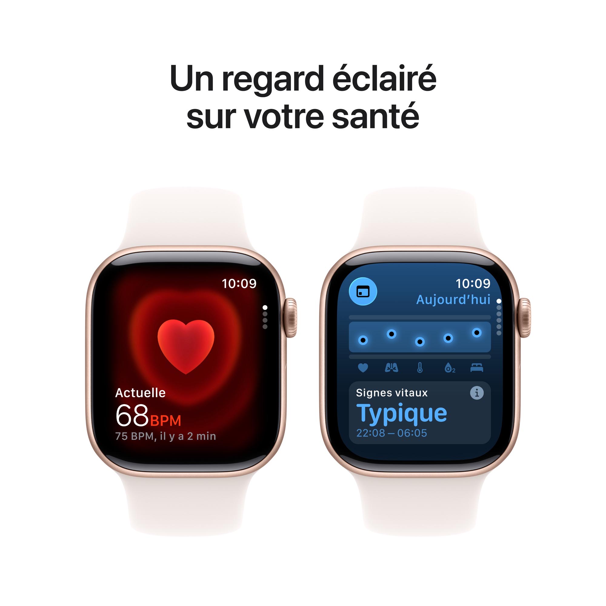 Apple Watch Series 11 GPS + Cellular 42 mm Aluminium Or rose