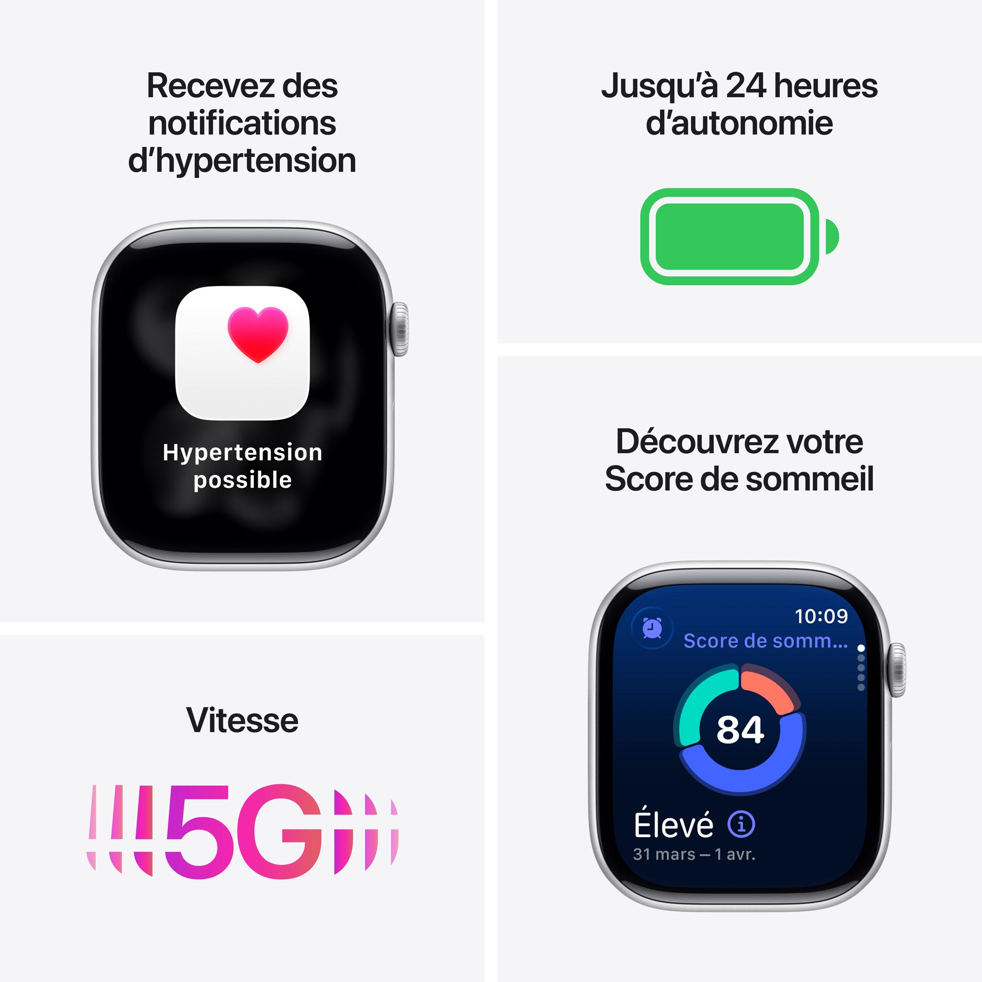 Apple Watch Series 11 GPS + Cellular 46 mm Aluminium Gris