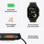 Apple Watch Ultra 3 GPS + Cellular 49 mm Titane Naturel