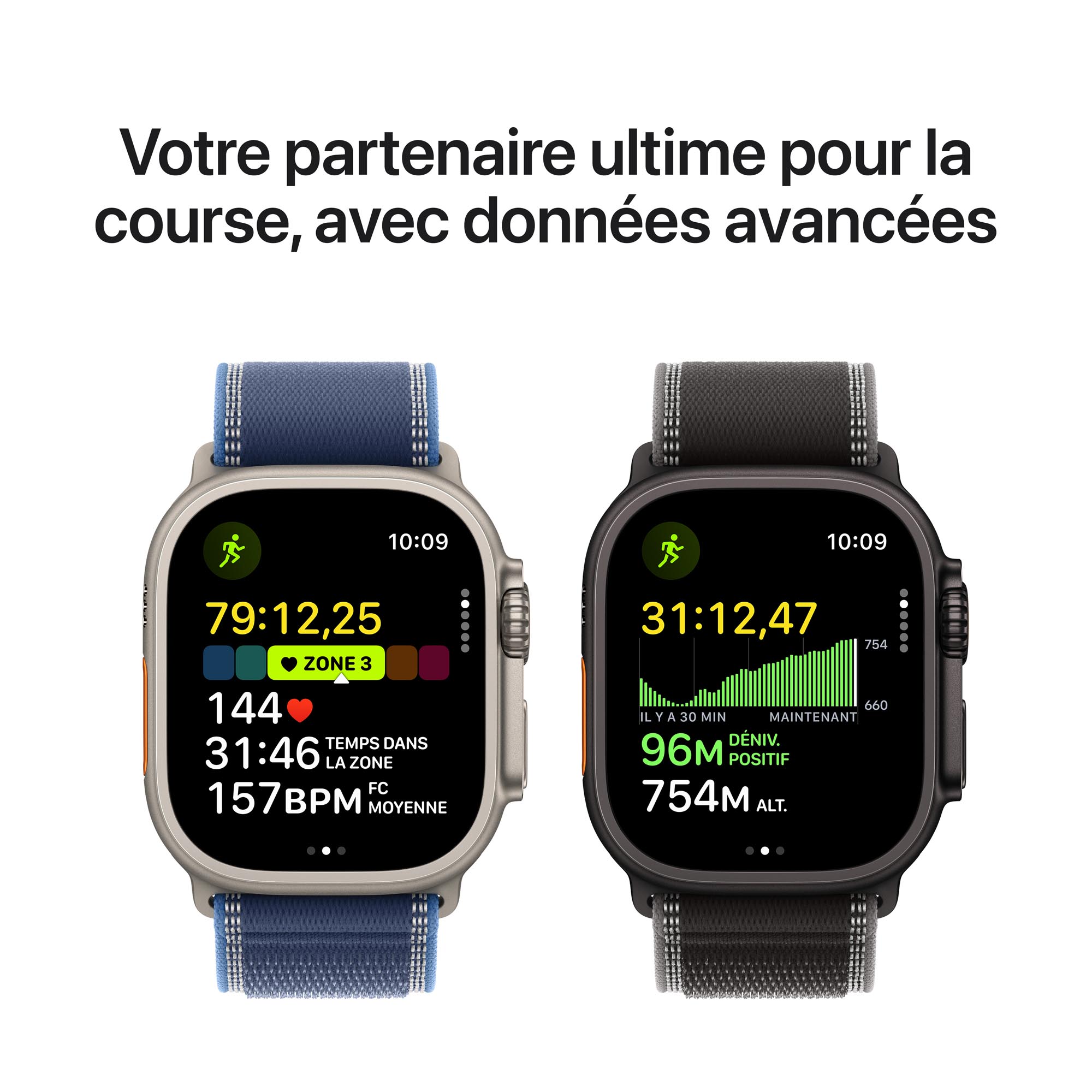 Apple Watch Ultra 3 GPS + Cellular 49 mm Titane Naturel