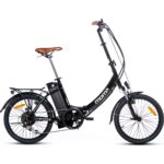 MOMA BIKES Vélo de Ville Electrique Pliant E.20,2 – 20″ – Automomie 80km