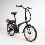 Vélo BTWIN  pliant électrique e fold 500 vert