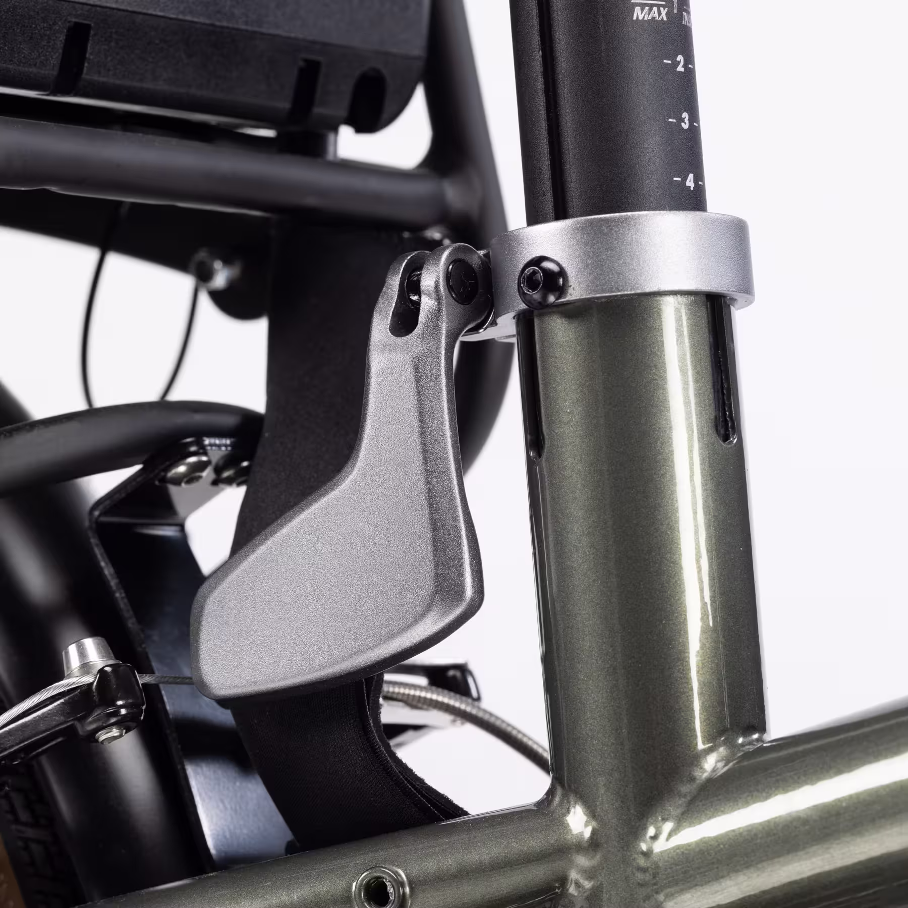 Vélo BTWIN  pliant électrique e fold 500 vert