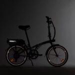 Vélo BTWIN  pliant électrique e fold 500 vert