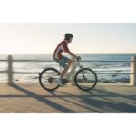 ROCKRIDER Vélo tout chemin électrique cadre bas, e-actv 100 gris perle