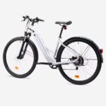 ROCKRIDER Vélo tout chemin électrique cadre bas, e-actv 100 gris perle
