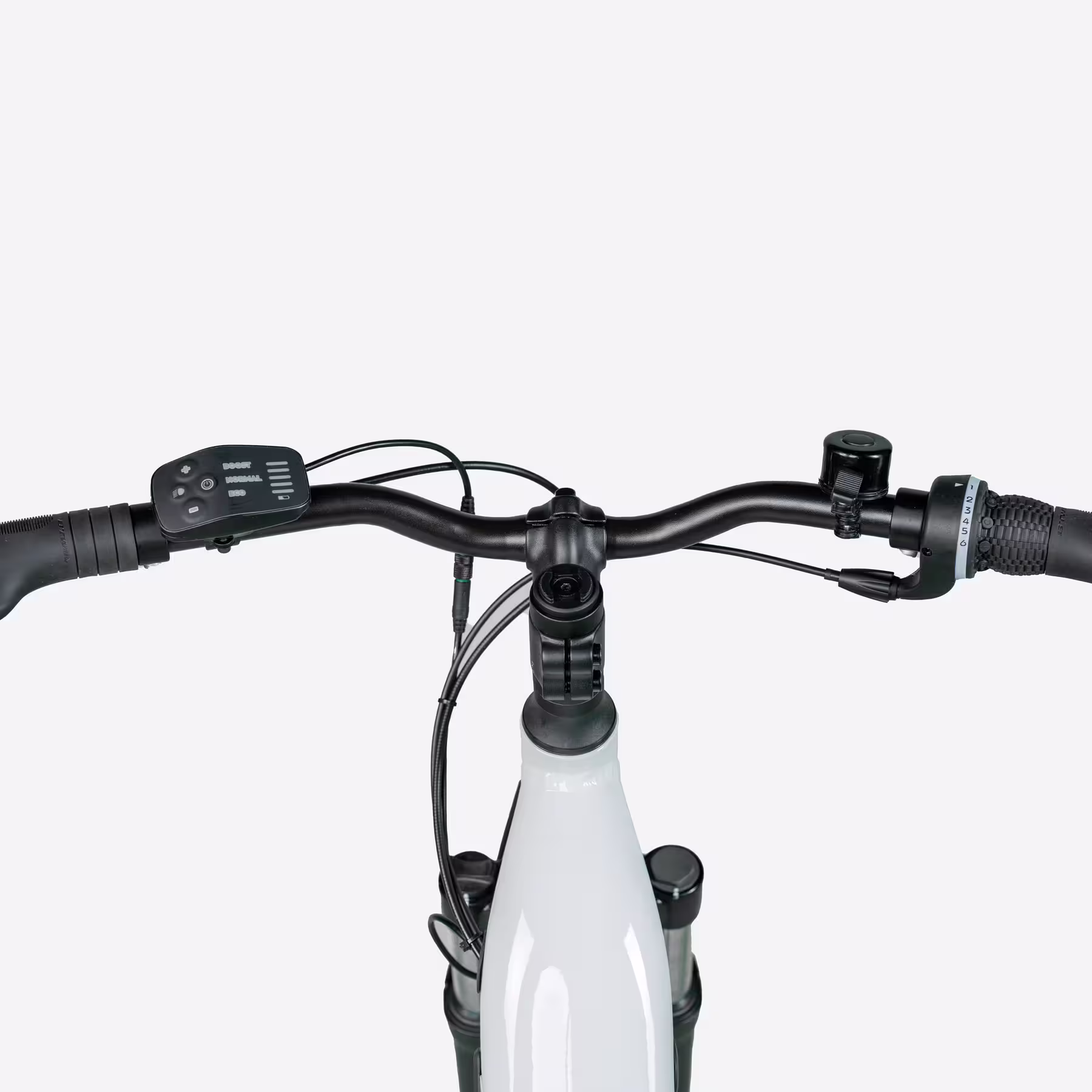ROCKRIDER Vélo tout chemin électrique cadre bas, e-actv 100 gris perle