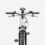 ROCKRIDER Vélo tout chemin électrique cadre bas, e-actv 100 gris perle