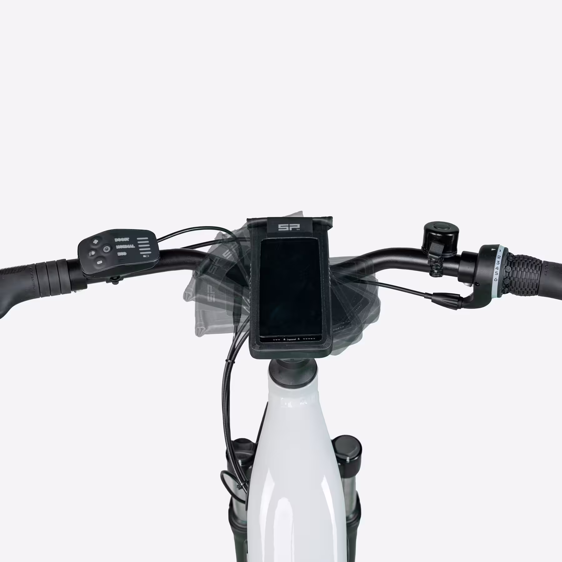 ROCKRIDER Vélo tout chemin électrique cadre bas, e-actv 100 gris perle