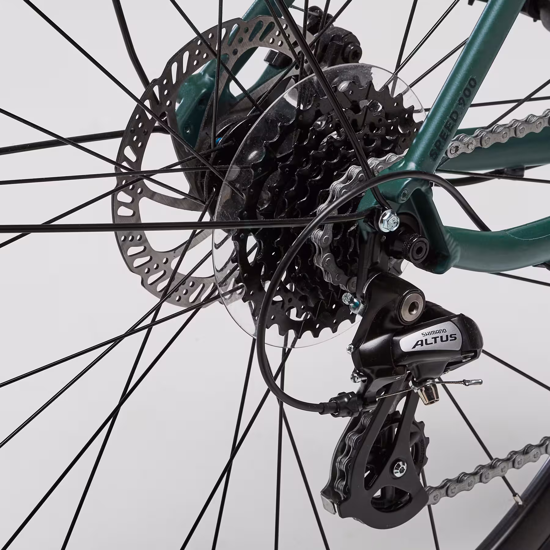 Velo Btwin Ville Rapide Elops Speed 900 Vert
