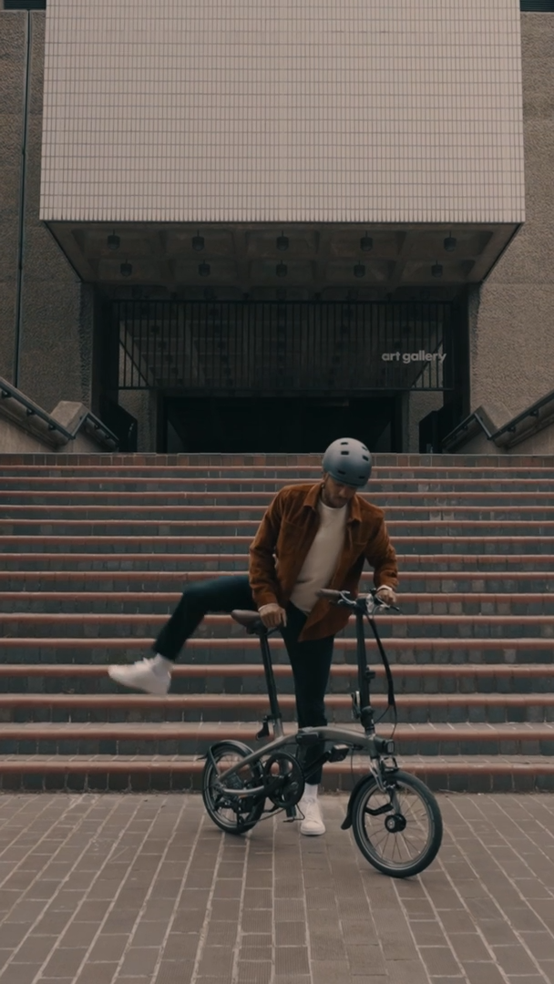 Velo BTWIN  pliant ultra compact fold light 1 seconde aluminium